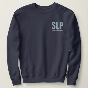 Sweatshirt Pathologiste du langage SLP personnalisé