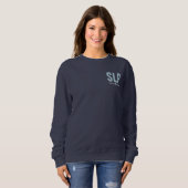 Sweatshirt Pathologiste du langage SLP personnalisé (Devant entier)