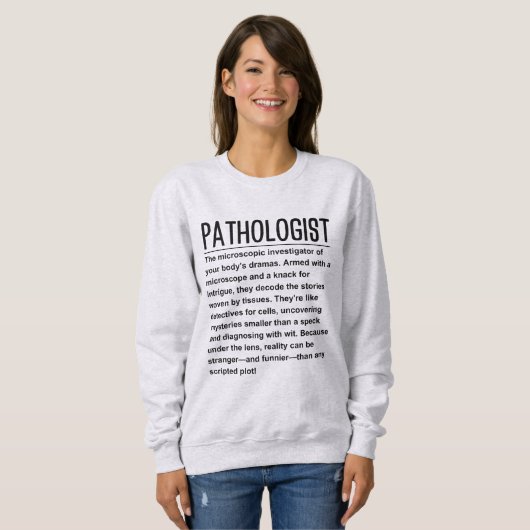 Sweatshirt Pathologue (Devant entier)