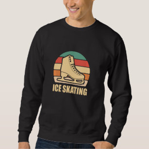 Sweatshirt Patinage artistique vintage Patinage sur glace Rét