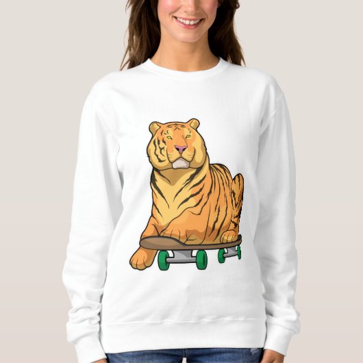 Sweatshirt Patinage de Tiger (Devant)