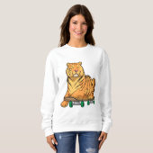 Sweatshirt Patinage de Tiger (Devant entier)