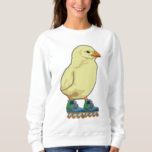 Sweatshirt Patinage en ligne avec patins en ligne (Devant)