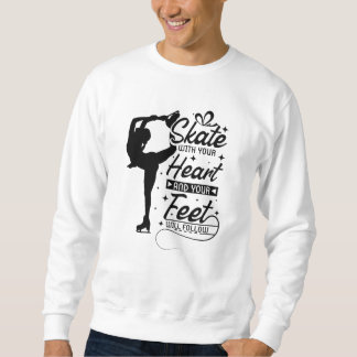 Sweatshirt Patinage sur le coeur
