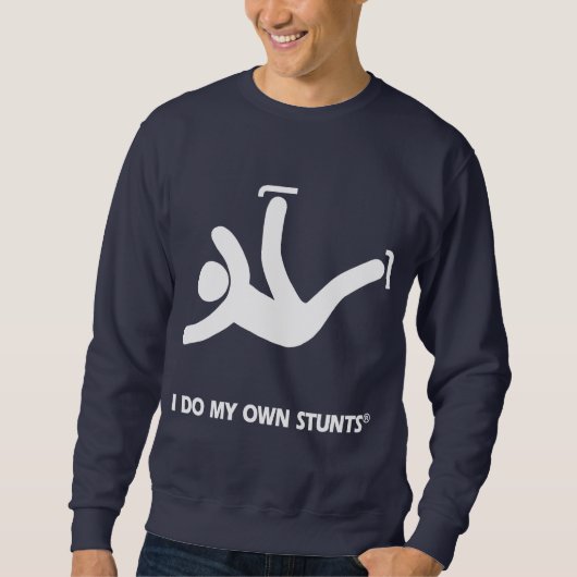 Sweatshirt Patinant mon propre Stunts® (Devant)