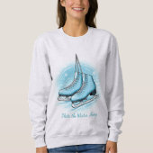 Sweatshirt Patinez L'Hiver Loin (Devant)