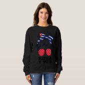 Sweatshirt Patria Y Vida Patriotique Femmes Libres Cuba (Devant entier)