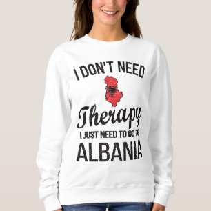 Sweatshirt Patrimoine albanais L'Albanie racine Drapeau alban