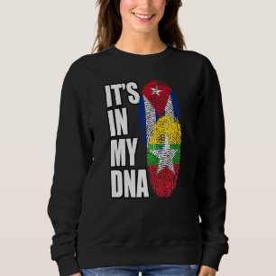 Sweatshirt Patrimoine Du Drapeau Adn Birman Et Cubain