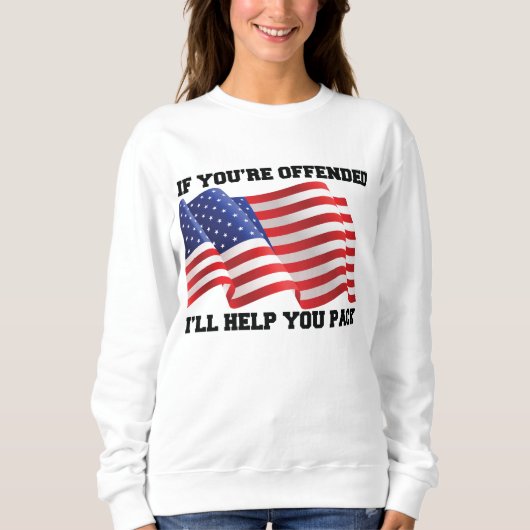 Sweatshirt patriote américain (Devant)