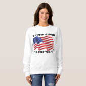 Sweatshirt patriote américain (Devant entier)