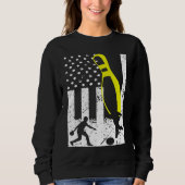 Sweatshirt Patriotic Bowling Team Trophy (Devant)