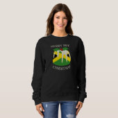 Sweatshirt Patriotique amusant | JAMAICA FLAG | Pudding de No (Devant entier)