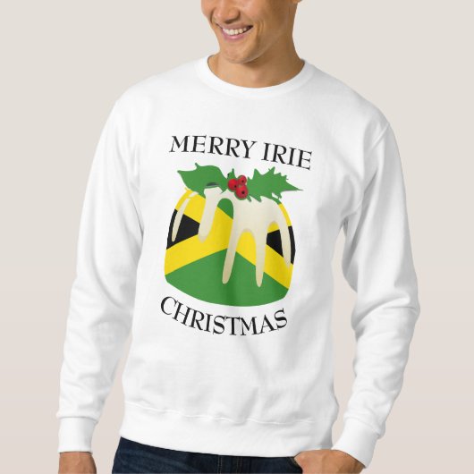 Sweatshirt Patriotique amusant | JAMAICA FLAG | Pudding de No (Devant)