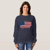 Sweatshirt patriotique féminine (Devant entier)