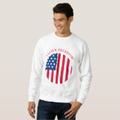 Sweatshirt patriotique masculin (Devant entier)