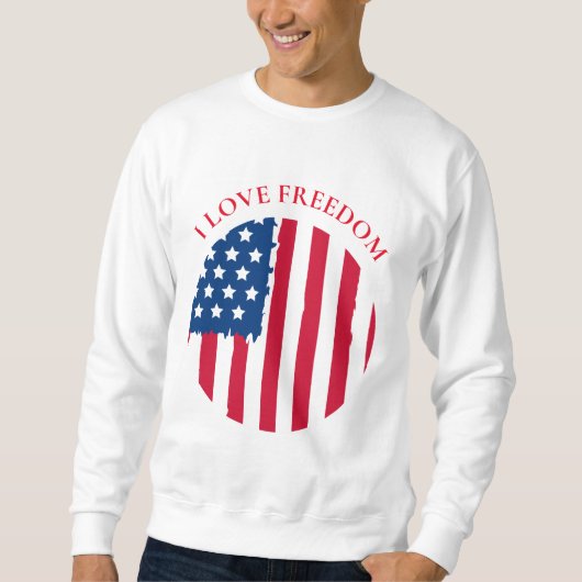 Sweatshirt patriotique masculin (Devant)