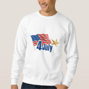 Sweatshirt patriotique masculin - 4 juillet