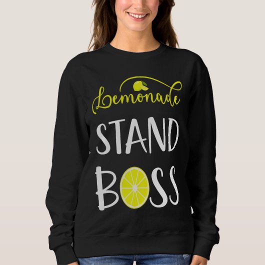 Sweatshirt Patron du stand de limonade CEO Équipe Lemon Amuse (Devant)
