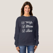 Sweatshirt Patron maman femme (Devant entier)