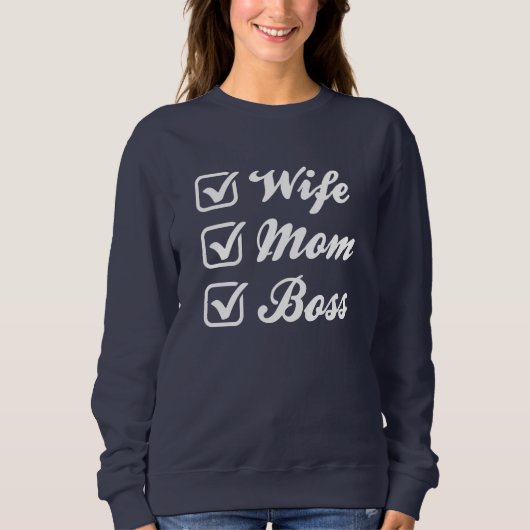 Sweatshirt Patron maman femme (Devant)