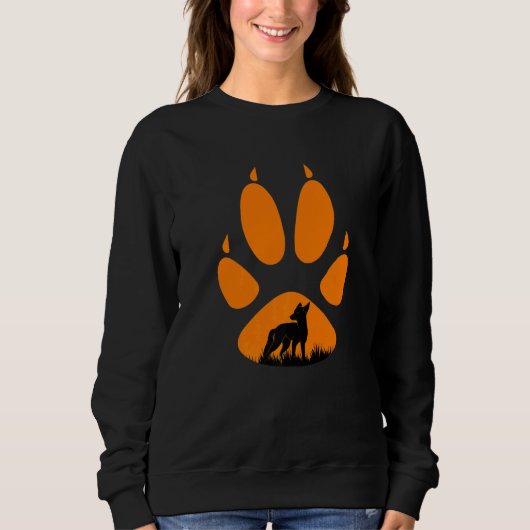 Sweatshirt Patte de renard chasse de renard chasse chasseur (Devant)