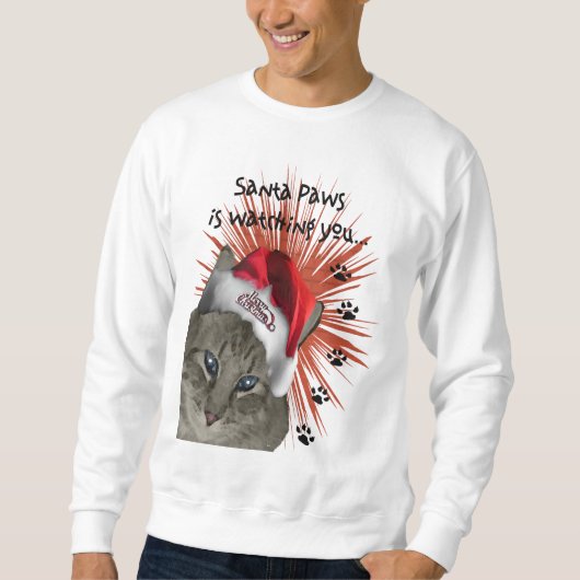 Sweatshirt Pattes de Père Noël (Devant)