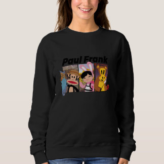 Sweatshirt Paul Frank Trio Julius Monkey Bunny Girl & Worry B
