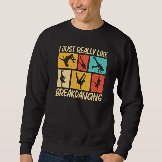 Sweatshirt Pause de breakdance cool pour hommes femmes danse  (Devant)