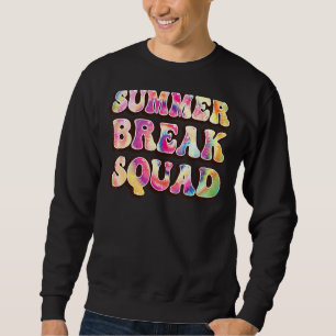 Sweatshirt Pause été Squad Beach Colorée Tie Dye été B