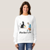 Sweatshirt Pavlov's Cat Funny Psychology (Devant entier)