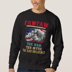 Sweatshirt Pawpaw L'Homme Le Mythe La Mauvaise Influence Drap