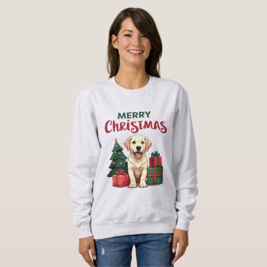 Sweatshirt Paws-itively Festive (Devant entier)