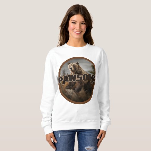 Sweatshirt Pawsome (Devant entier)