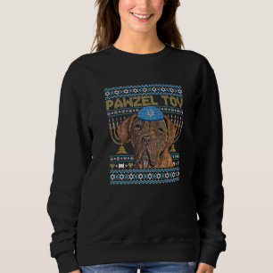 Sweatshirt Pawzel Tov Chien juif de Bordeaux Chien Funny Han