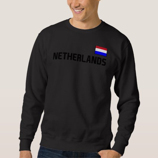 Sweatshirt Pays-Bas Flag Dutch Pride Nederland Internation (Devant)