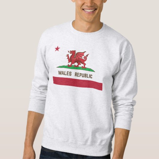 Sweatshirt Pays de Galles République Drapeau de dragon Pride (Devant)