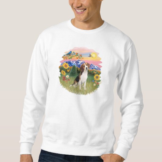 Sweatshirt Pays de Montagne - Beagle 1 (Devant)