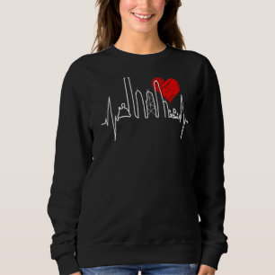 Sweatshirt Paysage de Hong Kong Battement de coeur de la Chin