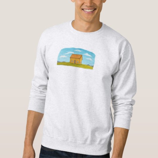 Sweatshirt Paysage de Maison Chaleureuse (Devant)