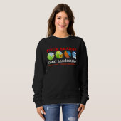 Sweatshirt Paysage de quatre saisons (Devant entier)