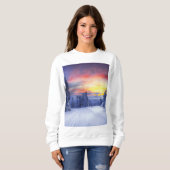 Sweatshirt Paysage hivernal (Devant entier)