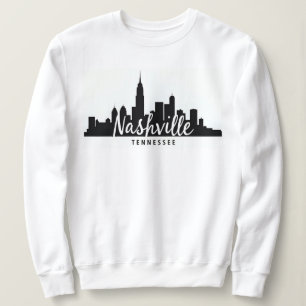 Sweatshirt Paysage minimaliste de Nashville, ville du Tenness