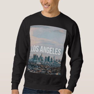 Sweatshirt Paysage urbain rétro de Los Angeles pour les amour