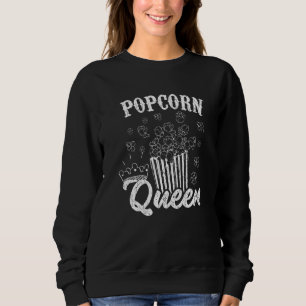 Sweatshirt Pcorn Queen Pop Corn Eater Graphisme
