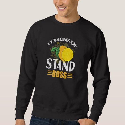 Sweatshirt PDG de Lemonade Sécurité Stand Jus de citron (Devant)