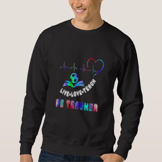 Sweatshirt Pe Teacher Back To School Cute Physical Education  (Devant)