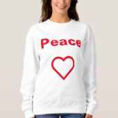 Sweatshirt Peace (Devant)