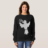 Sweatshirt Peace Dove Peace Sign White Dove Peace (Devant entier)