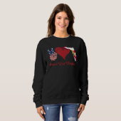 Sweatshirt Peace Love Florida (Devant entier)